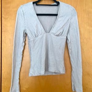 Free people form fitting sweater